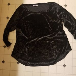 Black "Liquid" Top